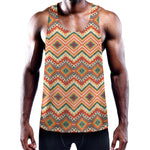 Geometric Navajo Pattern Print Training Tank Top
