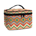 Geometric Navajo Pattern Print Travel Makeup Bag