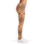 Geometric Navajo Pattern Print Women's Leggings