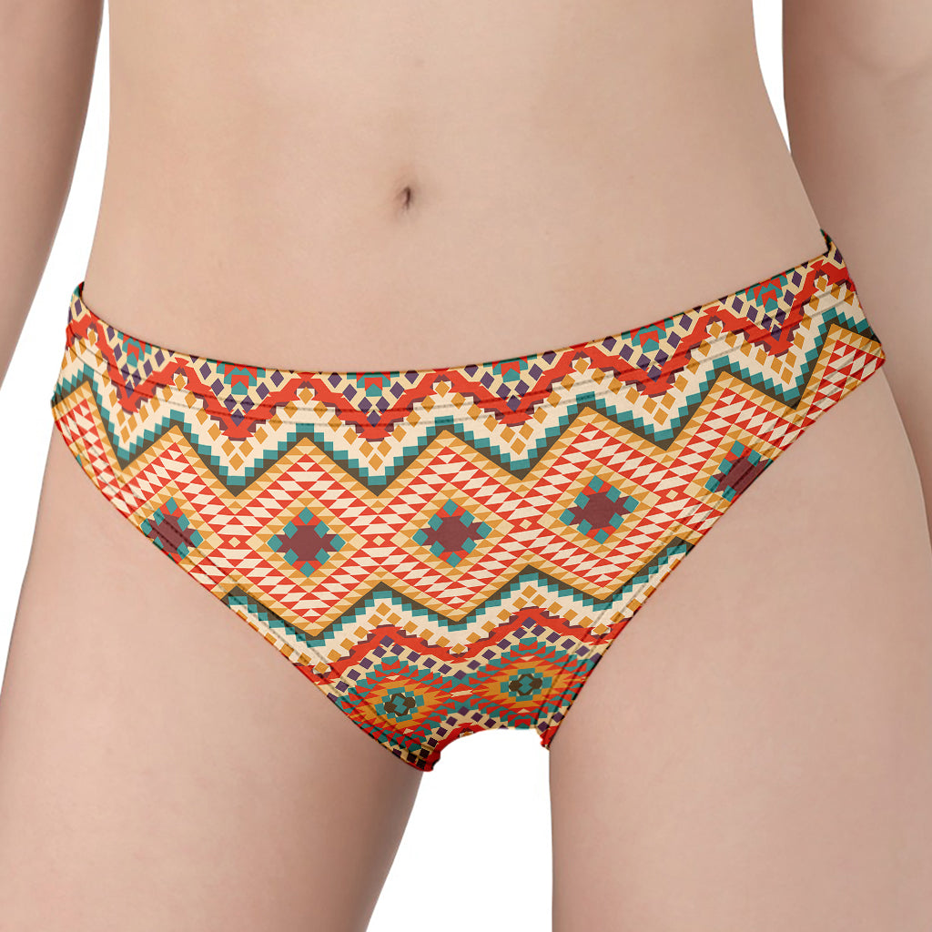 Geometric Navajo Pattern Print Women's Panties