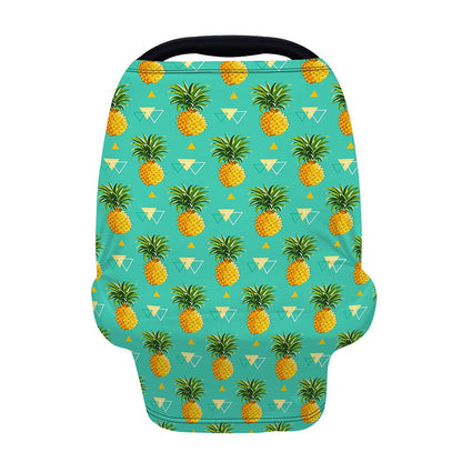 Geometric Pineapple Pattern Print Baby Seat Cover