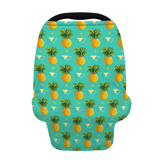 Geometric Pineapple Pattern Print Baby Seat Cover