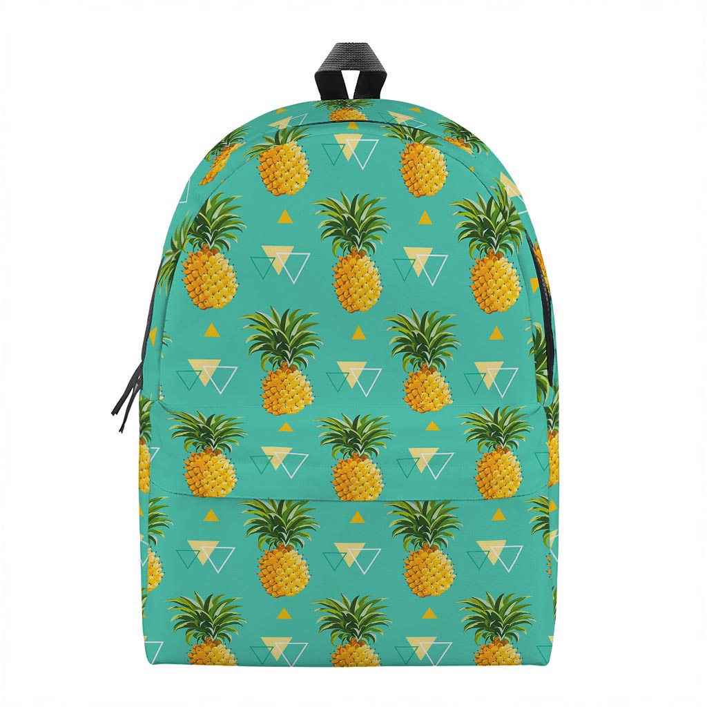Geometric Pineapple Pattern Print Backpack