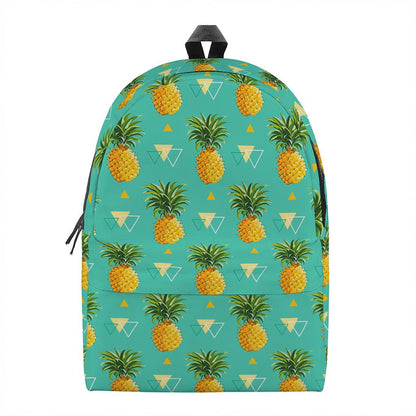 Geometric Pineapple Pattern Print Backpack