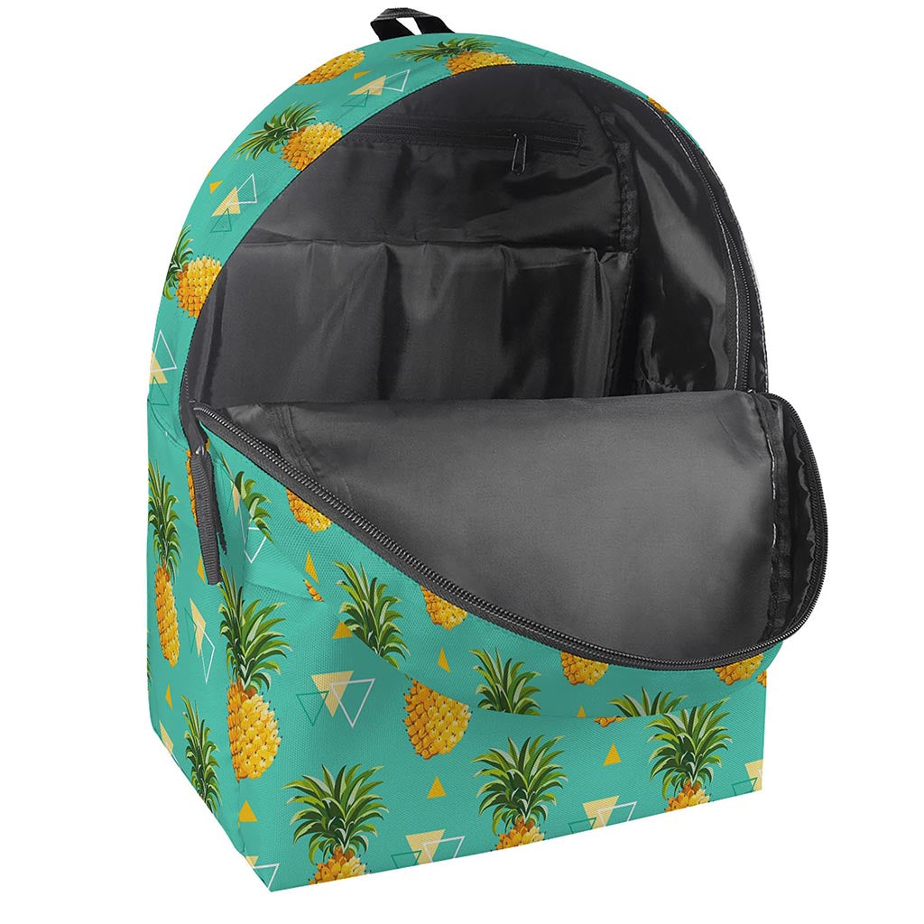 Geometric Pineapple Pattern Print Backpack