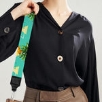 Geometric Pineapple Pattern Print Bag Strap