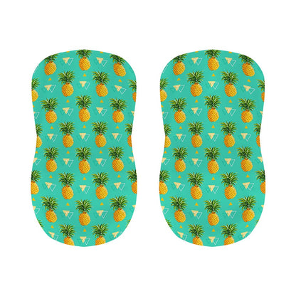 Geometric Pineapple Pattern Print Bar Stool Covers