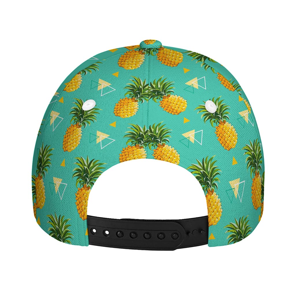 Geometric Pineapple Pattern Print Baseball Cap