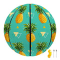 Geometric Pineapple Pattern Print Basketball