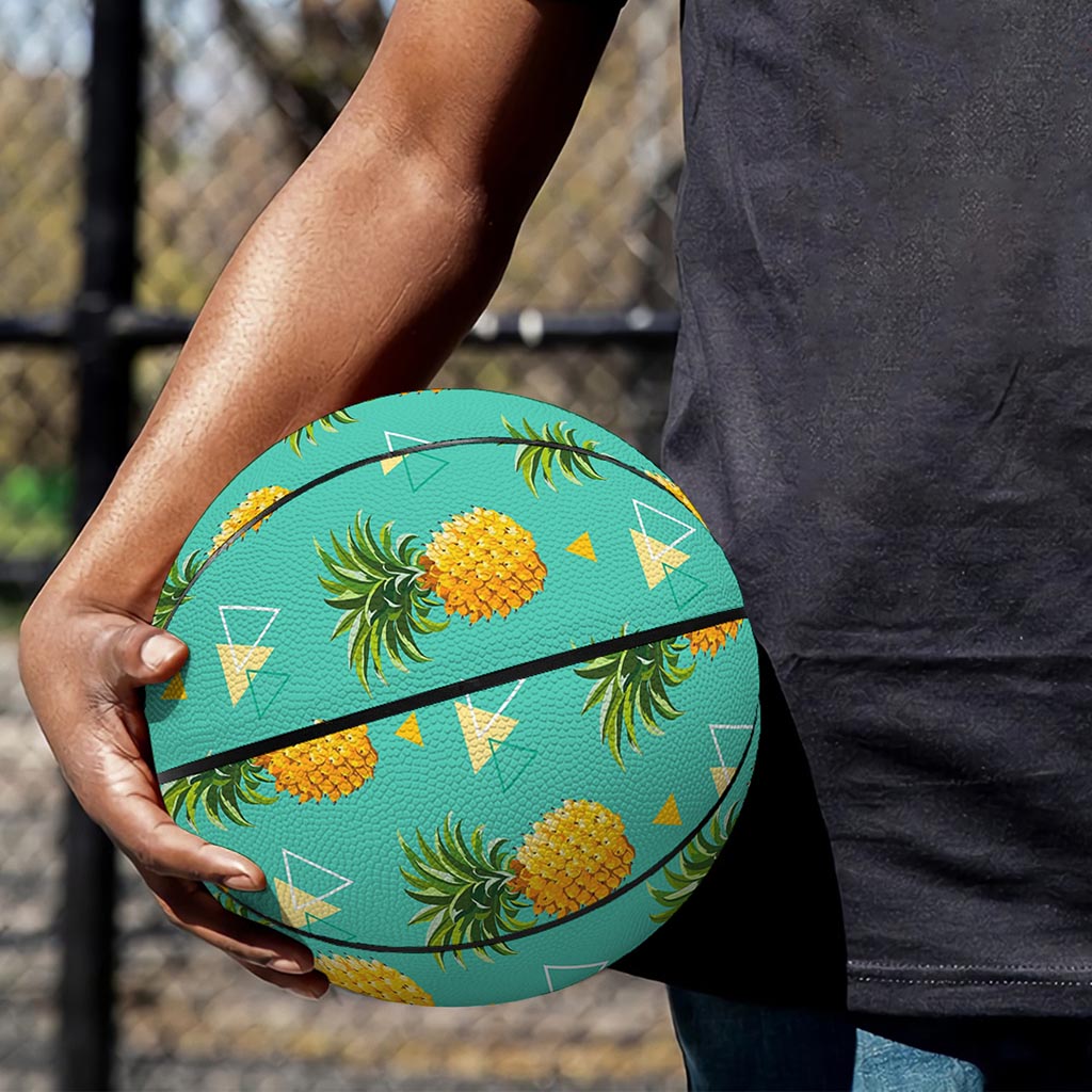 Geometric Pineapple Pattern Print Basketball