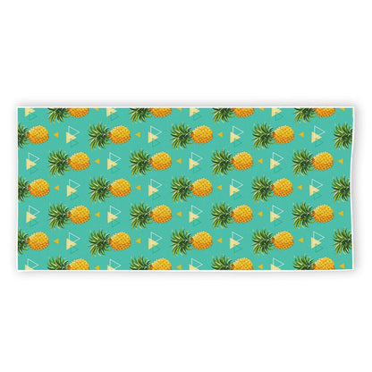 Geometric Pineapple Pattern Print Beach Towel