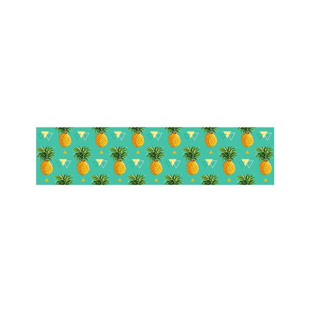 Geometric Pineapple Pattern Print Bed Runner