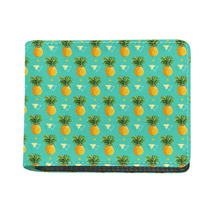 Geometric Pineapple Pattern Print Bifold Wallet