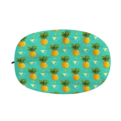 Geometric Pineapple Pattern Print Car Side Mirror Covers