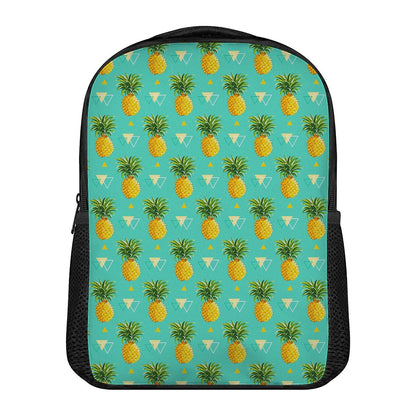 Geometric Pineapple Pattern Print Casual Backpack