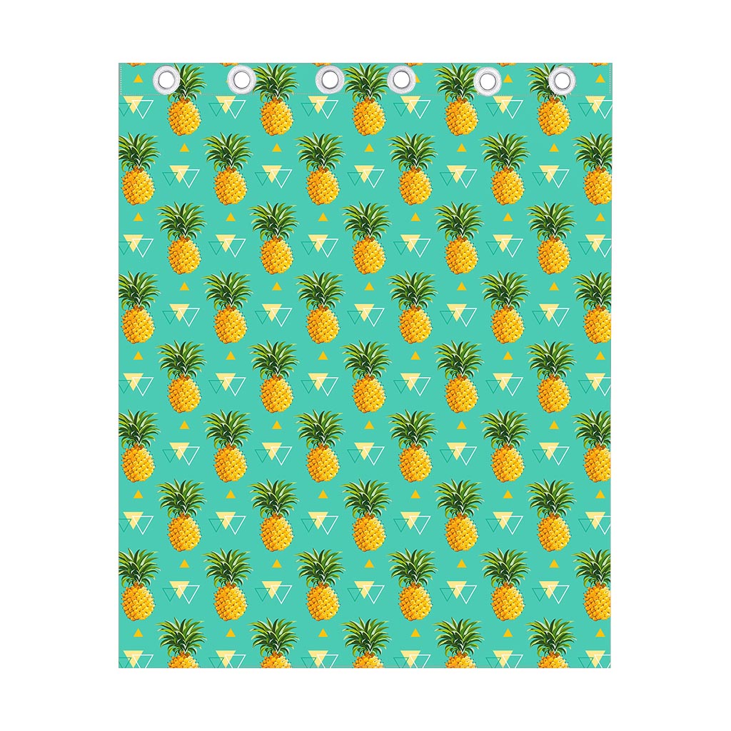 Geometric Pineapple Pattern Print Curtain