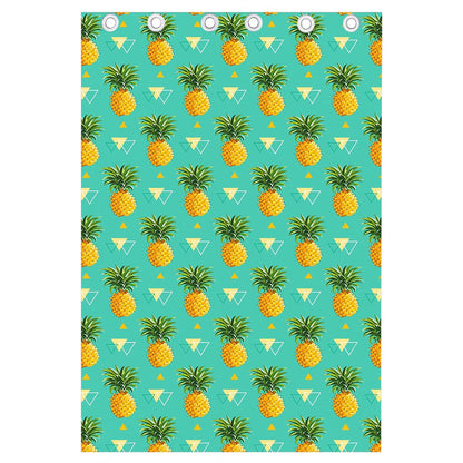 Geometric Pineapple Pattern Print Curtain
