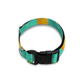 Geometric Pineapple Pattern Print Dog Collar