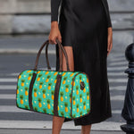 Geometric Pineapple Pattern Print Duffle Bag