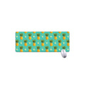 Geometric Pineapple Pattern Print Extended Mouse Pad