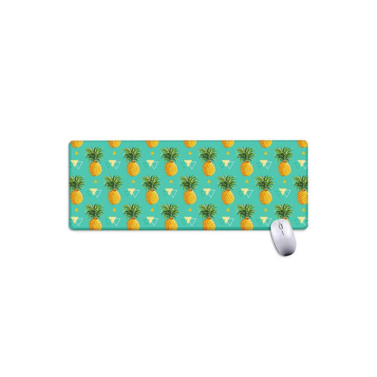 Geometric Pineapple Pattern Print Extended Mouse Pad