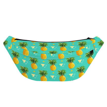 Geometric Pineapple Pattern Print Fanny Pack