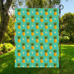 Geometric Pineapple Pattern Print Garden Flag