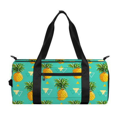Geometric Pineapple Pattern Print Gym Bag