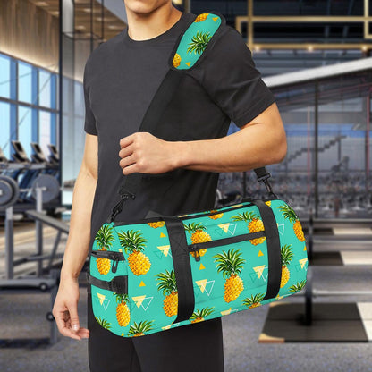 Geometric Pineapple Pattern Print Gym Bag