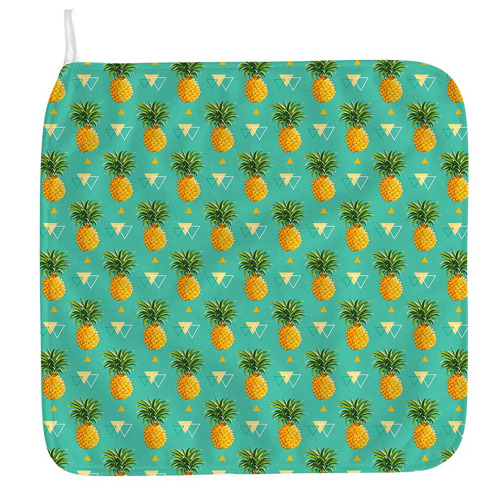Geometric Pineapple Pattern Print Hand Towel
