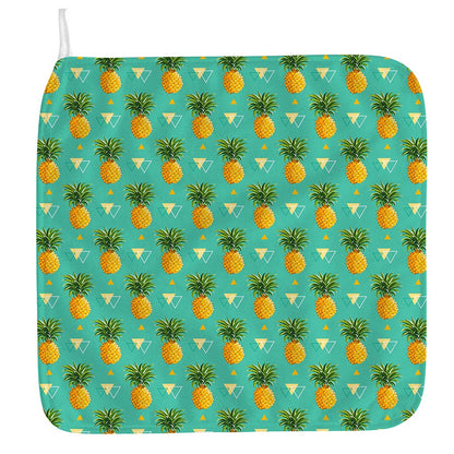 Geometric Pineapple Pattern Print Hand Towel