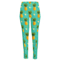 Geometric Pineapple Pattern Print High-Waisted Pocket Leggings
