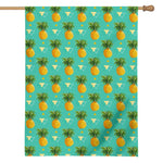 Geometric Pineapple Pattern Print House Flag