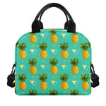Geometric Pineapple Pattern Print Insulated Lunch Bag