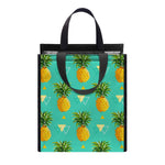 Geometric Pineapple Pattern Print Insulated Lunch Tote