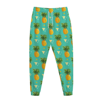 Geometric Pineapple Pattern Print Jogger Pants
