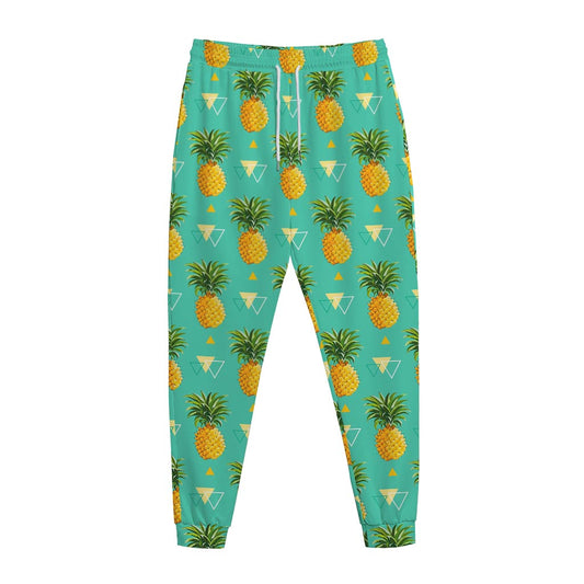 Geometric Pineapple Pattern Print Jogger Pants