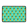 Geometric Pineapple Pattern Print Kitchen Mat