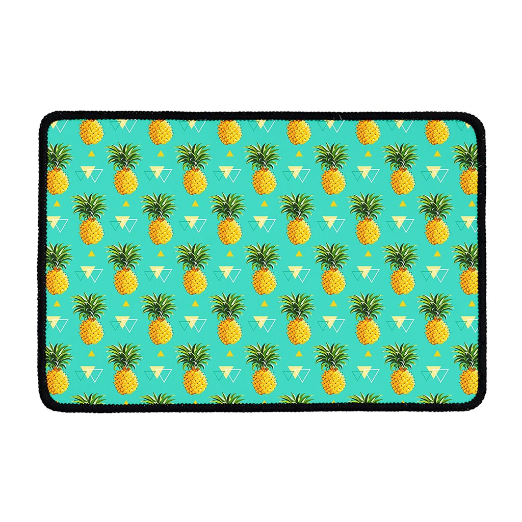 Geometric Pineapple Pattern Print Kitchen Mat