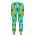 Geometric Pineapple Pattern Print Men's Leggings