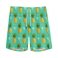 Geometric Pineapple Pattern Print Men's Athletic Shorts