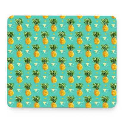 Geometric Pineapple Pattern Print Mouse Pad