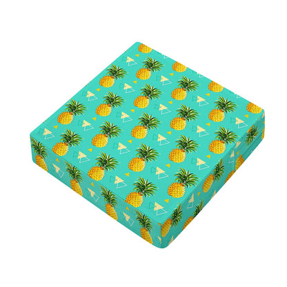 Geometric Pineapple Pattern Print Outdoor Seat Cushion Cover