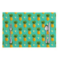 Geometric Pineapple Pattern Print Placemat
