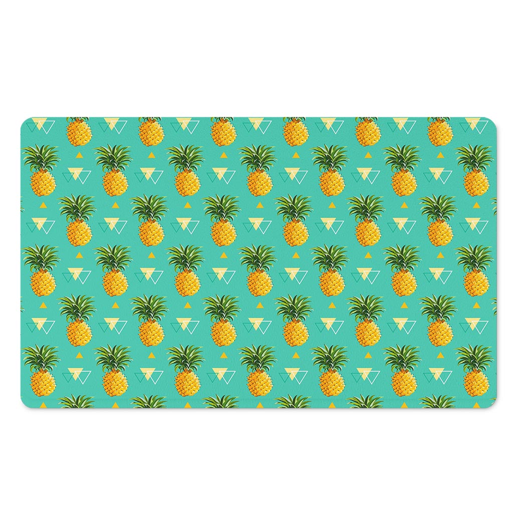 Geometric Pineapple Pattern Print Polyester Doormat