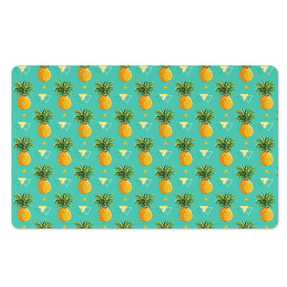 Geometric Pineapple Pattern Print Polyester Doormat