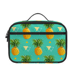 Geometric Pineapple Pattern Print Portable Lunch Bag
