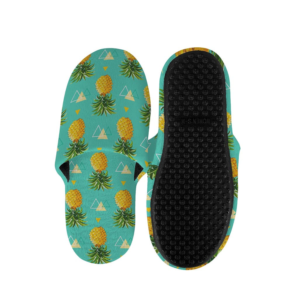 Geometric Pineapple Pattern Print Slippers