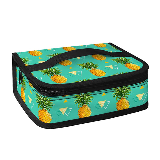 Geometric Pineapple Pattern Print Small Lunch Bag