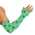 Geometric Pineapple Pattern Print Sun Protection Arm Sleeves